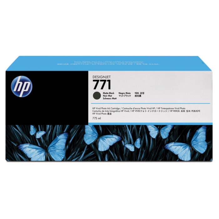 HP 771 Matte Black Ink Cartridge, B6Y15A (775ml)