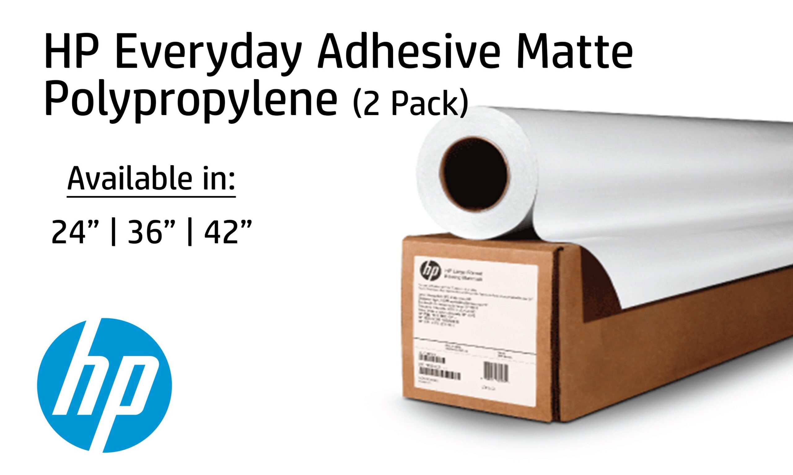 HP Everyday Adhesive Matte Polypropylene (2 pack) Commercial Printer Repair & Printing Services