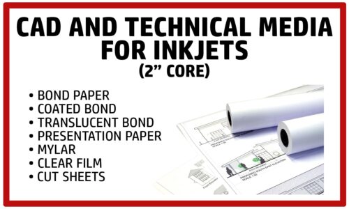 Inkjet Bond, Coated Bond, Film, Cut Sheets